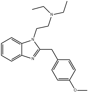 1-(N,N-二乙基氨基乙基)-1-(4-甲氧基苯基)苯并咪唑