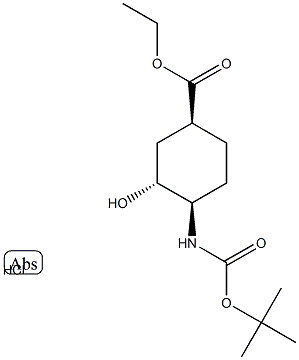 (1S,3R,4R)-4-(Boc-amino)-3-hydroxy-cyclohexane-carboxylic acid ethyl ester hydrochloride