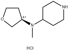 (R)-4-Piperidinamine, N-methyl-N-(tetrahydro-3-furanyl)-, hydrochloride (1:1)
