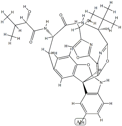 (S)-N-((15aR,110bS,3S,6S)-3-(tert-butyl)-19-fluoro-24-(4-(hydroxymethyl)oxazol-2-yl)-5-oxo-15a,110b-dihydro-16H-4-aza-1(10b,2)-benzofuro[2,3-b]indola-2(5,2)-oxazolacycloheptaphane-6-yl)-2-hydroxy-3-methylbutanamide