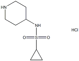 N-(PIPERIDIN-4-YL)CYCLOPROPANESULFONAMIDE HYDROCHLORIDE