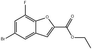 5-Bromo-7-fluoro-benzofuran-2-carboxylic acid ethyl ester