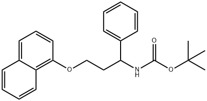 N-[3-(1-Naphthalenyloxy)-1-phenylpropyl]carbaMic Acid 1,1-DiMethylethyl Ester