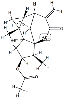 (2S,7aα,8bβ,9R)-2,3,6,7,7a,8,8a,8b-Octahydro-2α-acetoxy-3α,8aα-dimethyl-6-methylene-9-hydroxy-3aβ,7β-methano-3aH-cyclopenta[b]cyclopropa[d]oxocin-5(1H)-one