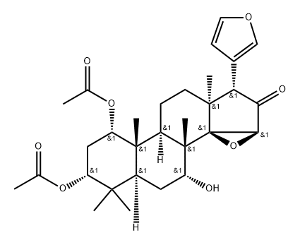 (13α,17α)-1α,3α-Diacetoxy-14β,15β:21,23-diepoxy-7α-hydroxy-4,4,8-trimethyl-24-nor-5α-chola-20,22-dien-16-one