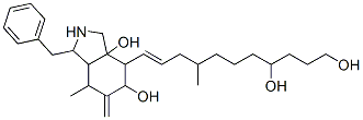1-Benzyl-4-(8,11-dihydroxy-4-methyl-1-undecenyl)-5,6,7,7a-tetrahydro-7-methyl-6-methylene-3a,5(4H)-isoindolinediol