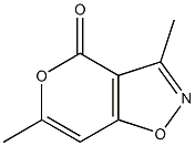 4H-Pyrano[3,4-d]isoxazol-4-one,3,6-dimethyl-(8CI,9CI)