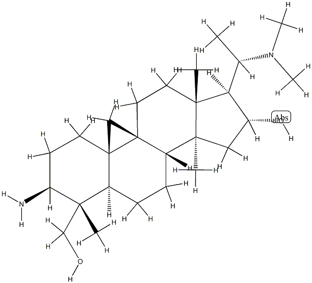 (20S)-3β-Amino-20-(dimethylamino)-16α-hydroxy-4,14-dimethyl-9β,19-cyclo-5α-pregnane-4α-methanol