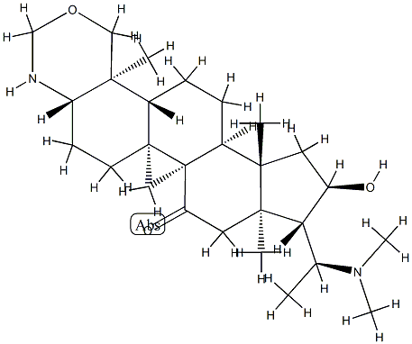 (3α,4β,20S)-20-(Dimethylamino)-11-oxo-2',3,3',4-tetrahydro-4,14-dimethyl-9β,19-cyclo-6'H-5α-pregn-3-eno[3,4-d][1,3]oxazin-16α-ol