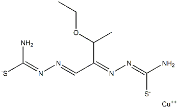 3-ethoxy-2-oxobutyraldehyde bis(thiosemicarbazonato)copper(II)