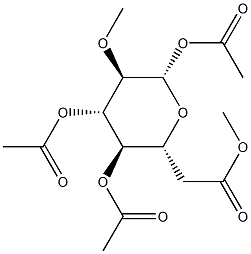 2-O-Methyl-β-D-glucopyranose tetraacetate