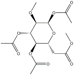 2-O-Methyl-α-D-glucopyranose tetraacetate