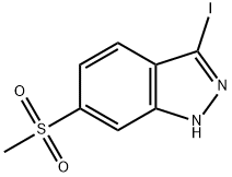 3-IODO-6-(METHYLSULFONYL)-1H-INDAZOLE