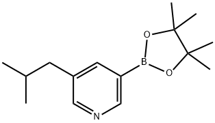 3-异丁基-5-(4,4,5,5-四甲基-1,3,2-二氧硼杂环戊烷-2-基)吡啶