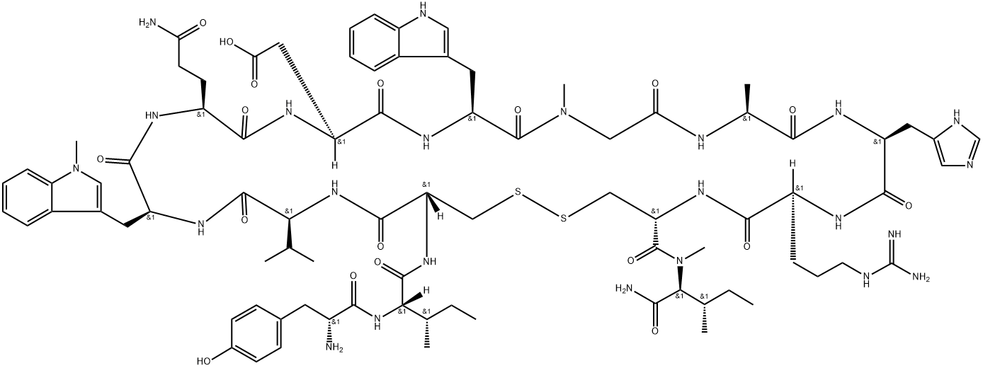 Compstatin analog peptide CP40