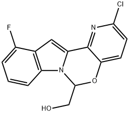 5,6}{1,3}oxazino{3,4-a}indole-6-methanol,2-chloro-11-fluoro-