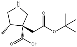 CIS-3-[2-(TERT-BUTOXY)-2-OXOETHYL]-4-METHYLPYRROLIDINE-3-CARBOXYLIC ACID