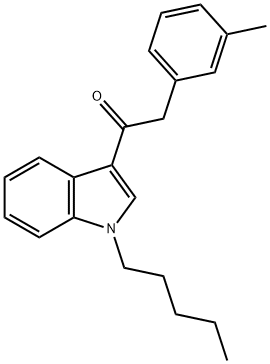 2-(3-methylphenyl)-1-(1-pentylindol-3-yl)ethanone