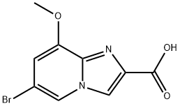 6-BROMO-8-METHOXYIMIDAZO[1,2-A]PYRIDINE-2-CARBOXYLIC ACID