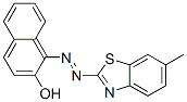 1-[(6-methylbenzothiazol-2-yl)azo]-2-naphthol
