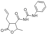 alpha-allyl-alpha-allophanyl-gamma-butyrolactone