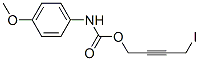 4-Methoxyphenylcarbamic acid 4-iodo-2-butynyl ester