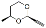 1,3-Dioxane, 2-ethynyl-4-methyl-, (2R-cis)- (9CI)