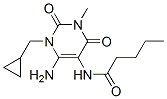 Pentanamide,  N-[6-amino-1-(cyclopropylmethyl)-1,2,3,4-tetrahydro-3-methyl-2,4-dioxo-5-pyrimidinyl]-