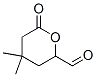 2H-Pyran-2-carboxaldehyde, tetrahydro-4,4-dimethyl-6-oxo- (9CI)