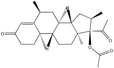 17α-(Acetyloxy)-6α,16α-dimethylpregn-4-ene-3,20-dione