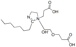 1-[2-(2-carboxyethoxy)ethyl]-1-(2-carboxyethyl)-2-heptylimidazolin-2-ium hydroxide