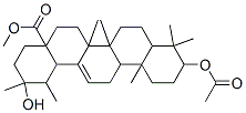 10-Acetoxy-2-hydroxy-1,2,6a,6b,9,9,12a-heptamethyl-1,3,4,5,6,6a,6b,7,8 ,8a,9,10,11,12,12a,12b,13,14b-octadecahydro-2H-picene-4a-carboxylic ac id, methyl ester
