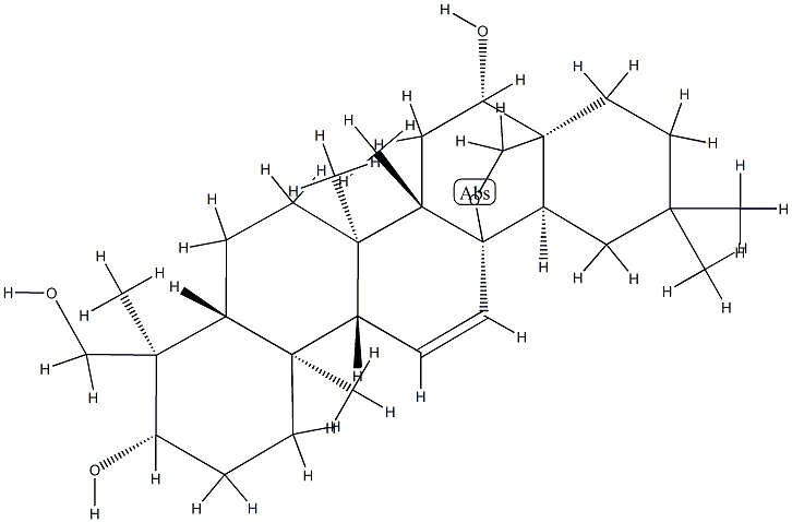 (4R)-13,28-Epoxyolean-11-ene-3β,16β,23-triol
