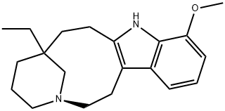 (-)-7-Ethyl-1,4,5,6,7,8,9,10-octahydro-11-methoxy-2H-3,7-methanoazacycloundecino[5,4-b]indole