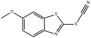 Thiocyanic acid, 6-methoxy-2-benzothiazolyl ester (8CI)
