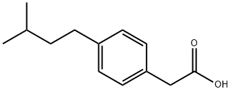 Benzeneacetic acid, 4-(3-methylbutyl)- (9CI)