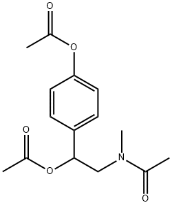 N-(p,β-Dihydroxyphenethyl)-N-methylacetamide diacetate