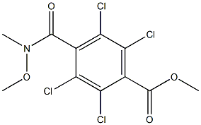 N-Methoxy-N-methyl-2,3,5,6-tetrachloroterephthalamic acid methyl ester