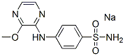 sodium N-(3-methoxypyrazinyl)sulphanilamidate