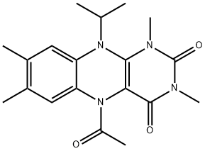 Alloxazine,  5-acetyl-5,10-dihydro-10-isopropyl-1,3,7,8-tetramethyl-  (8CI)