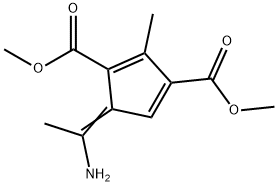 5-(1-Aminoethylidene)-2-methyl-1,3-cyclopentadiene-1,3-dicarboxylic acid dimethyl ester