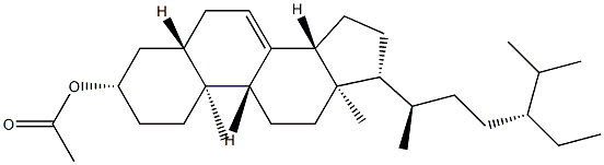 5α-Stigmast-7-en-3β-ol 3-acetate