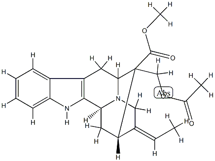 17-Acetyloxysarpagane-16-carboxylic acid methyl ester