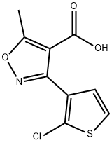 3-(2-氯-3-噻吩基)-5-甲基异恶唑-4-羧酸