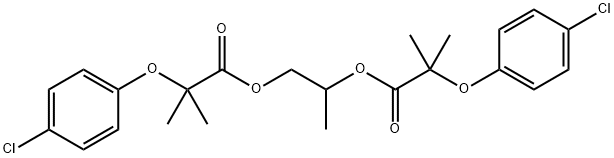 Bis[2-(p-chlorophenoxy)-2-methylpropionic acid]propylene ester