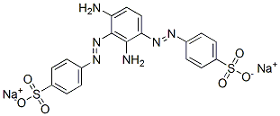 DISODIUM 4,4'-[(2,4-DIAMINO-1,3-PHENYLENE)BIS(AZO)]BIS[BENZENESULPHONATE]