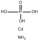 Phosphoric acid cadmiumammonium salt