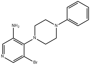 5-Bromo-4-(4-phenyl-1-piperazinyl)-3-pyridinamine