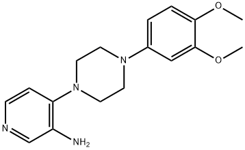 4-[4-(3,4-Dimethoxyphenyl)-1-piperazinyl]-3-pyridinamine