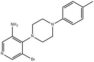 5-Bromo-4-[4-(4-methylphenyl)-1-piperazinyl]-3-pyridinamine